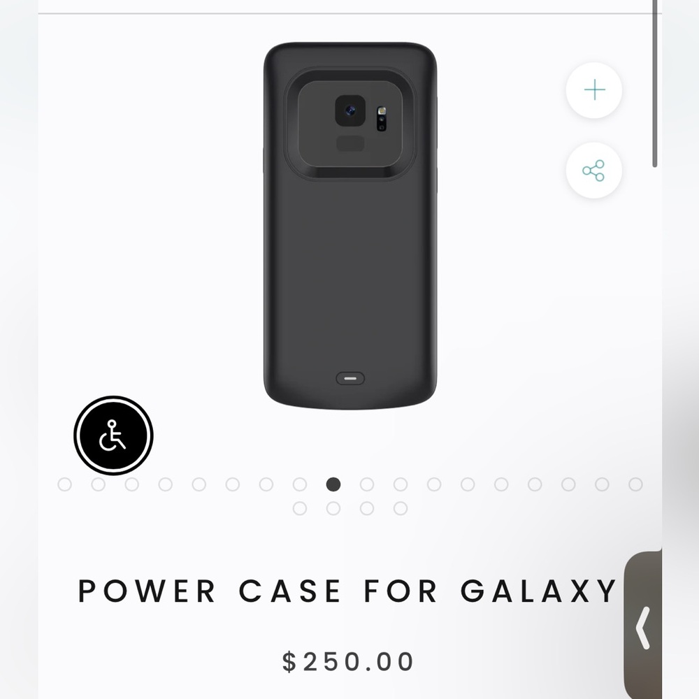 New $250 RLX POWER CASE FOR GALAXY S9 Plus in black